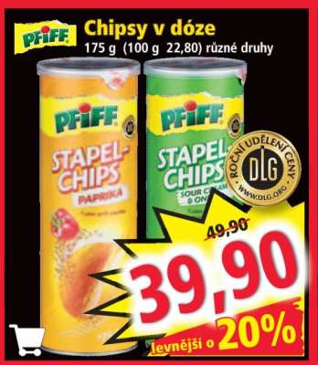 Chipsy v dóze