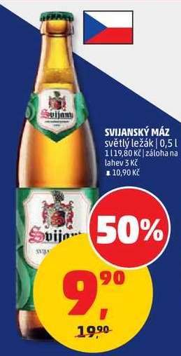 Svijanský Máz světlý ležák