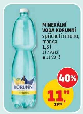 MINERÁLNÍ VODA KORUNNÍ
