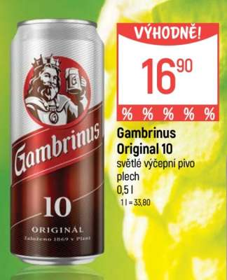 Gambrinus Originál 10