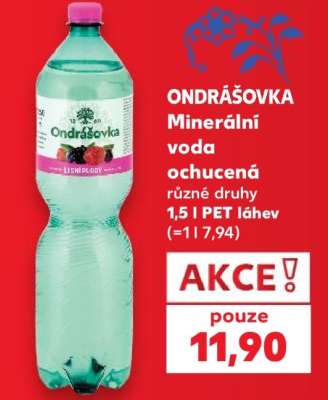 ONDRÁŠOVKA Minerální voda ochucená