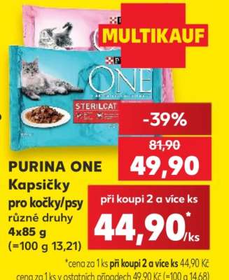 PURINA ONE Kapsičky pro kočky/psy