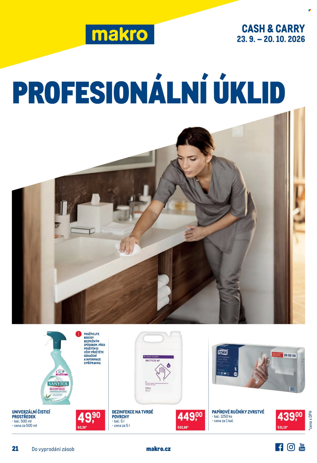 Leták MAKRO - 23.9.2026 - 20.10.2026. Strana 1