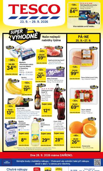 Leták TESCO - 23.9.2026 - 29.9.2026.