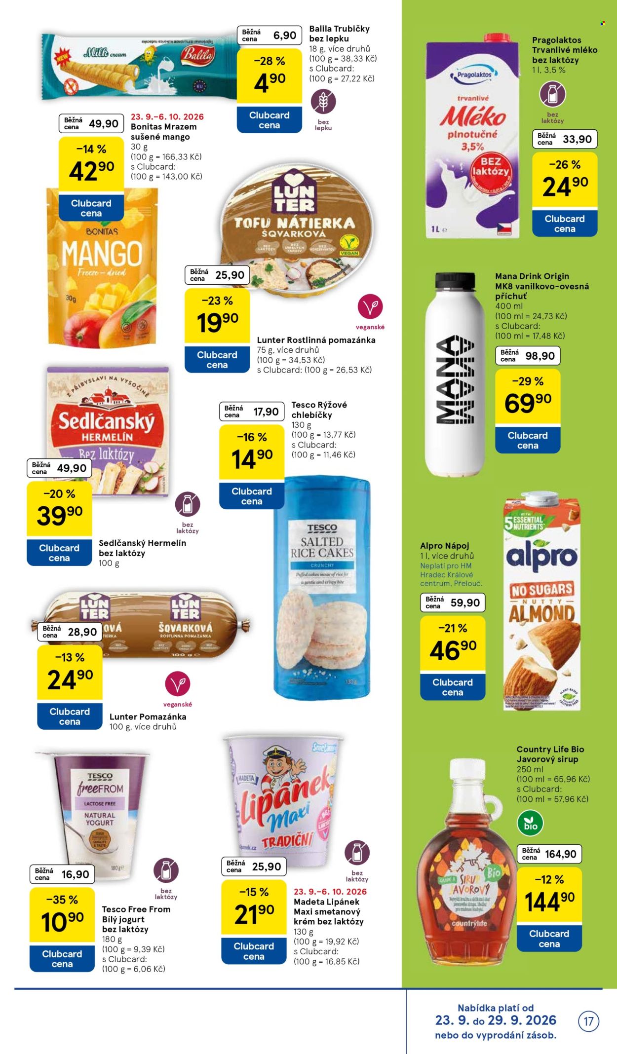 Leták TESCO - 23.9.2026 - 29.9.2026. Strana 17
