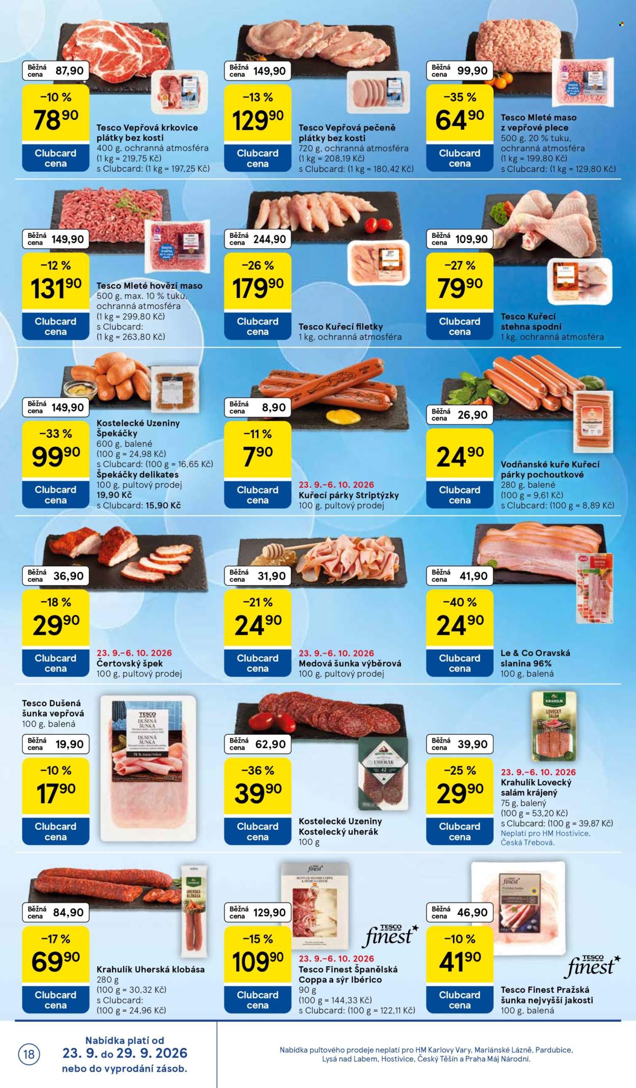 Leták TESCO - 23.9.2026 - 29.9.2026. Strana 18