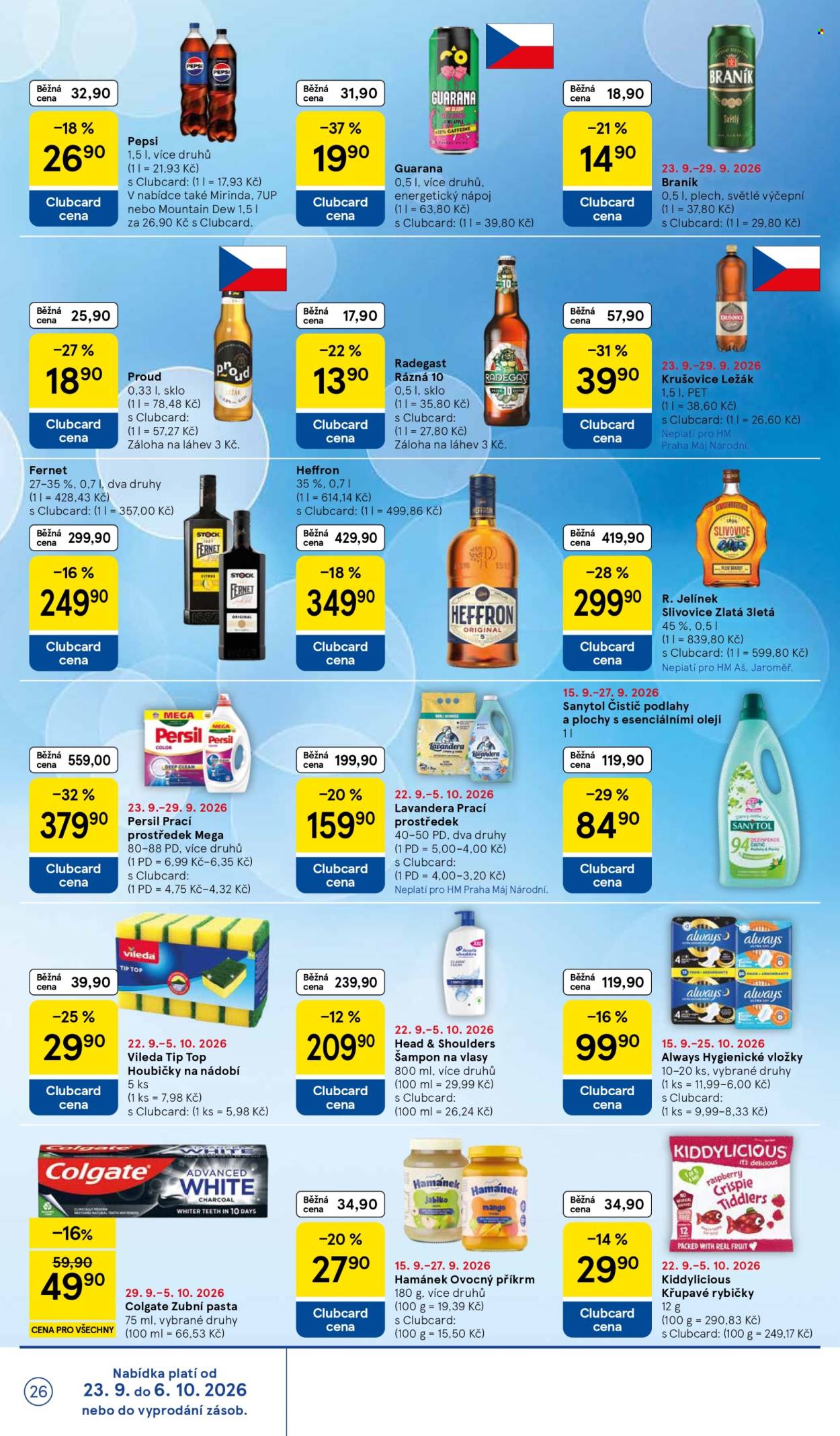 Leták TESCO - 23.9.2026 - 29.9.2026. Strana 26