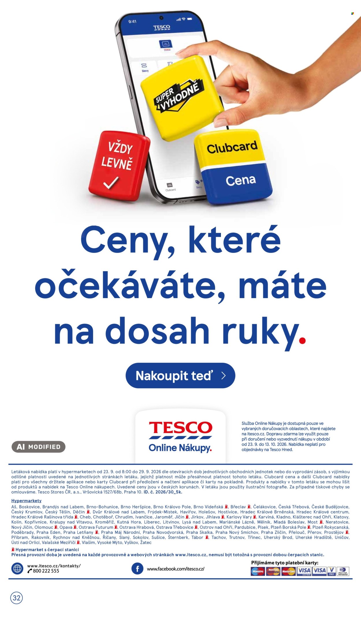 Leták TESCO - 23.9.2026 - 29.9.2026. Strana 32
