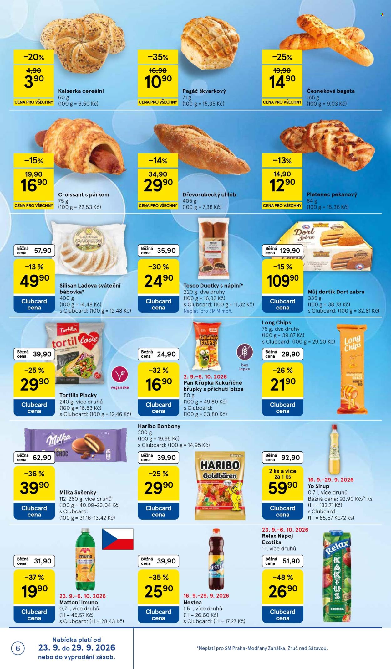 Leták TESCO supermarket - 23.9.2026 - 29.9.2026. Strana 6