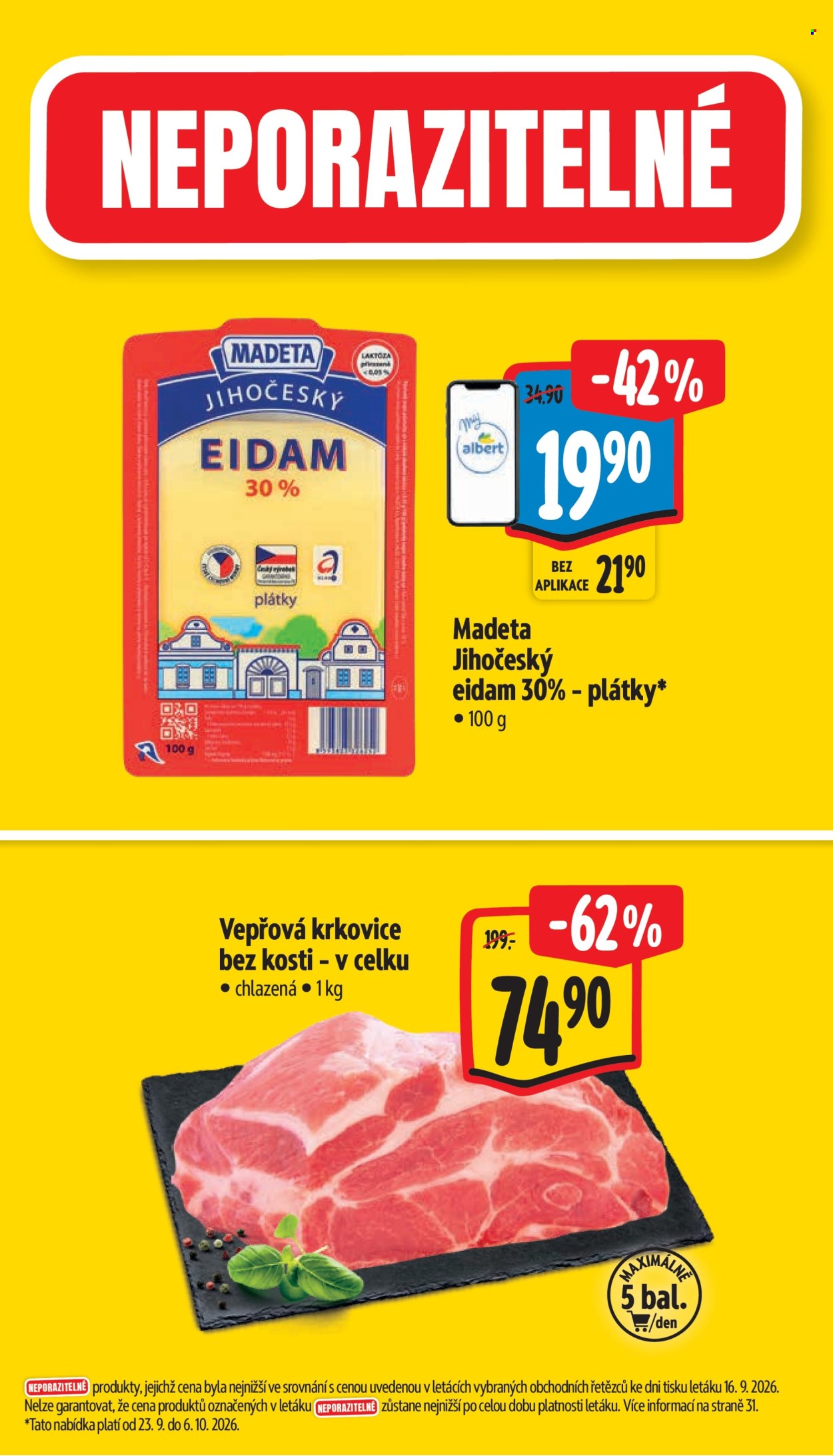 Leták Albert Hypermarket - 23.9.2026 - 29.9.2026. Strana 2