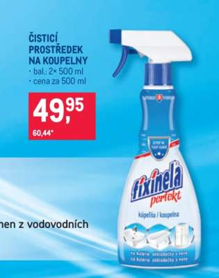 Čisticí prostředek na koupelny