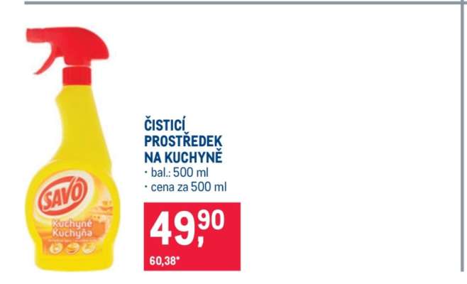 ČISTIČ PROSTŘEDEK NA KUCHYNĚ