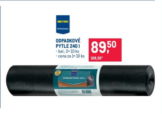 ODPADKOVÉ PYTLE 240 l