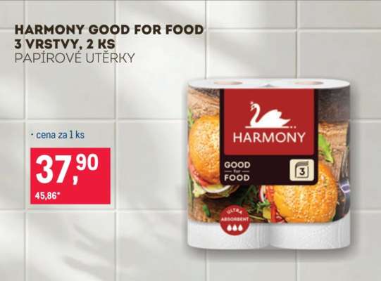 HARMONY GOOD FOR FOOD 3 VRSTVY, 2 KS