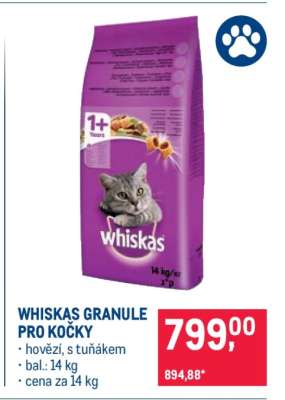 Whiskas Granule pro kočky